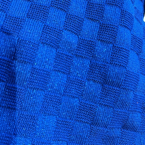 Sparkling electric blue sweater - Picture 4 of 4